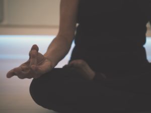 Man doing yoga