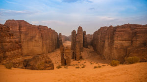 Jabal Al-Rukkab's rock formations