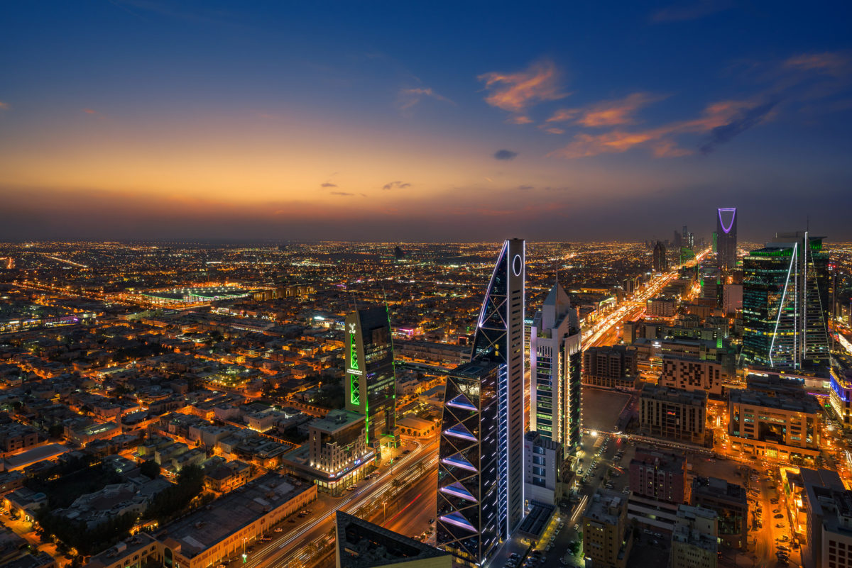 Aerial view of Riyadh