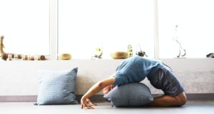 Man doing yoga