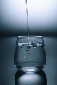 glass of water